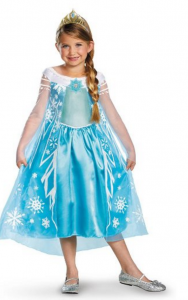 Disney’s Frozen Elsa Deluxe Girl’s Costume Just $6.99! Great for Halloween or as Dress Up!