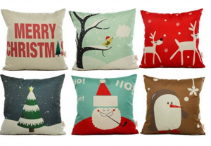 Set Of Six Christmas Throw Pillow Covers Just $16.99 Shipped!