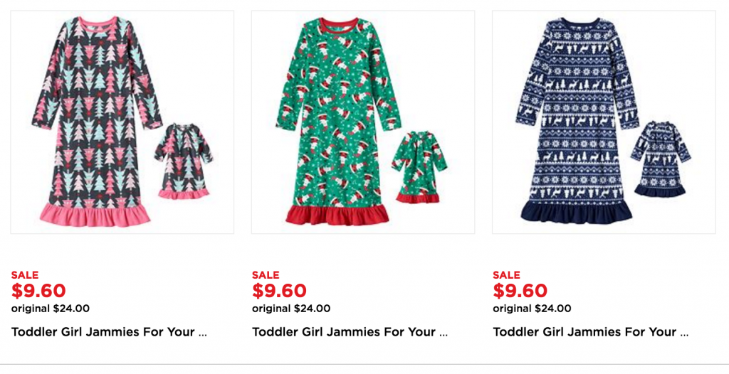 Dollie & Me Matching Jammie Sets Just $7.48! Perfect For Holiday Pajamas!