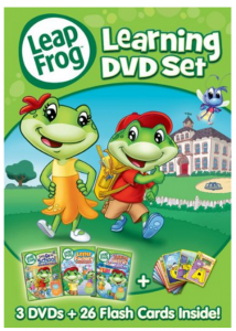 Leap Frog Learning DVD Set Just $9.44! Three DVD’S & 26 Flash Cards Included!
