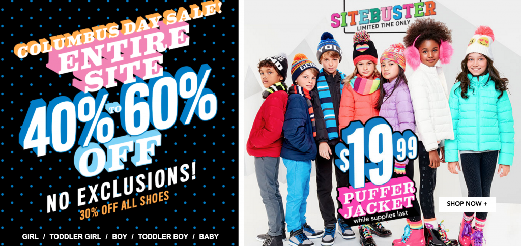 The Children’s Place: Puffer Jackets $19.99, Basic Denim $7.99, and Graphic Tee’s Just $5.00 Plus FREE Shipping!