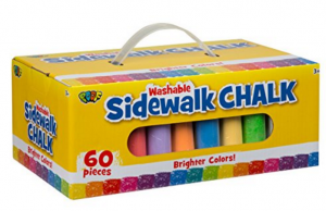 POOF Washable Sidewalk Chalk 60-Piece Set Just $5.48!