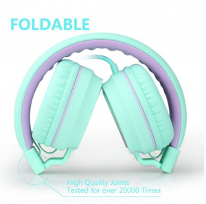 Lightweight Foldable Headphones Adjustable Headband Headsets Just $9.99!