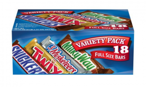 MARS Chocolate Singles Size Candy Bars Variety Pack 18-Count Box Just $10.00 Shipped!