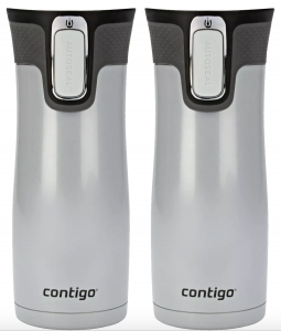2-Pack Contigo 16oz West Loop Stainless Steel Travel Mugs Just $24.99 Shipped! Just $12.50 Each!