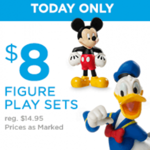 HOT! $8.00 Figure Play Sets & 20% Off And FREE Shipping On Costumes Today Only At The Disney Store!