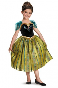 Disguise Disney’s Frozen Anna Coronation Gown Deluxe Girls Costume Size 7/8 Just $9.97!