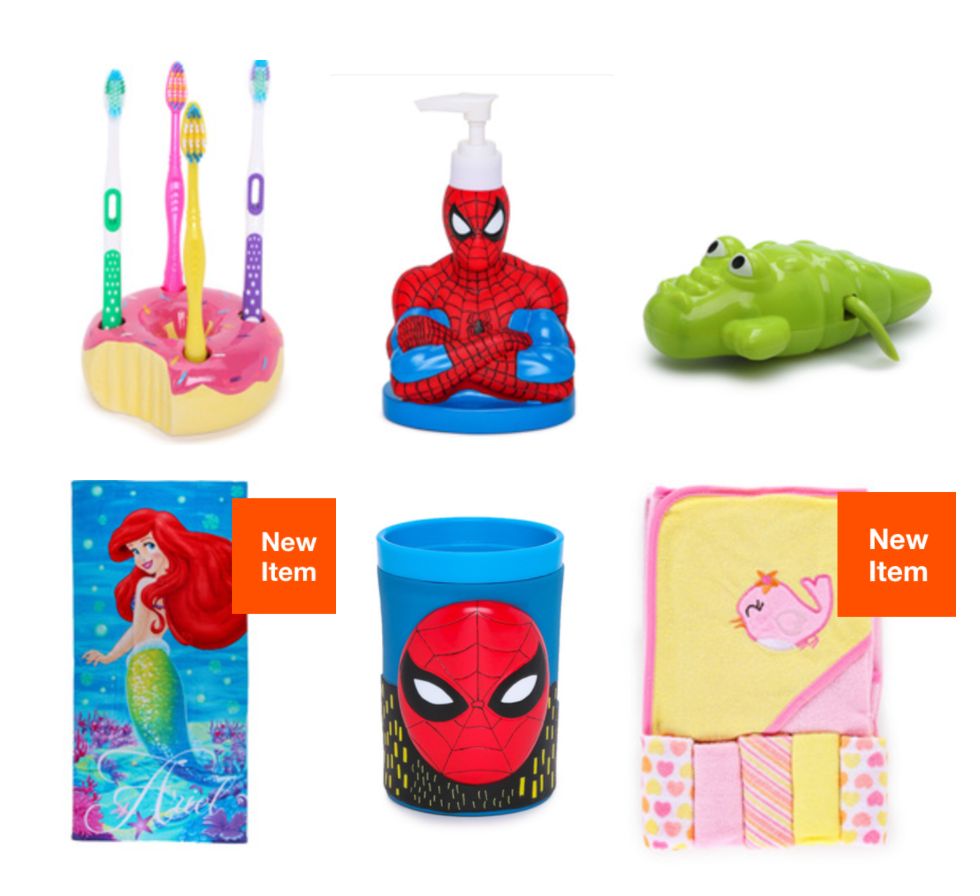 Kids Bath Toys, Towels, & Accessories As Low As $1.00 On Hollar!