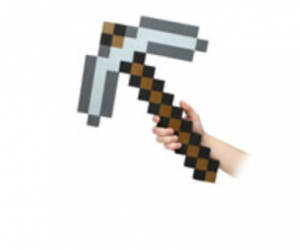 Minecraft Foam Iron Pickaxe Just $3.97! Perfect For Halloween Or A Stocking Stuffer!