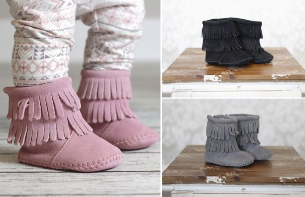 High Quality Moccasin Boots In Five Different Colors Just $17.99!
