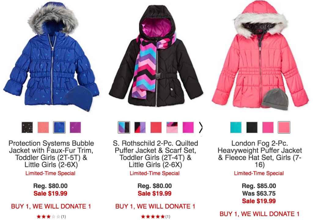 WOW! Kids Puffer Coats As Low As $19.99 At Macy’s! Plus, When You Buy One Macy’s Will Donate One!