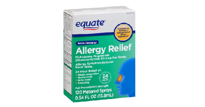 Equate Non-Drowsy Allergy Relief Nasal Spray, 0.54 fl oz Only $5.17! (Reg. $15.97)