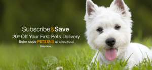 Amazon: 20% Off Your First Subscribe and Save Pet Order!