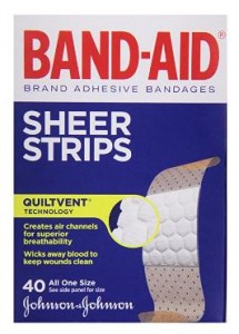 Amazon: Band-Aid Sheer Strips Adhesive Bandages Only $1.89!