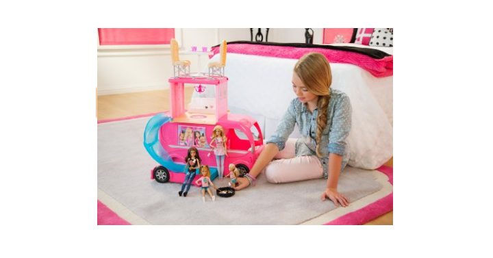 Highly Rated Barbie Pop-Up Camper Vehicle Only $63.19 Shipped! (Reg. $99.99)