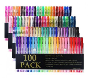 Amazon: Caliart 100-Count Gel Pens Only $13.99! Great for Adult Coloring Books!