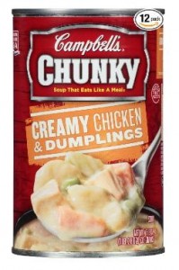 Amazon Prime Members: Campbell’s Chunky Soup, Creamy Chicken and Dumplings 18.8 Oz (Pack of 12) Only $13.91!