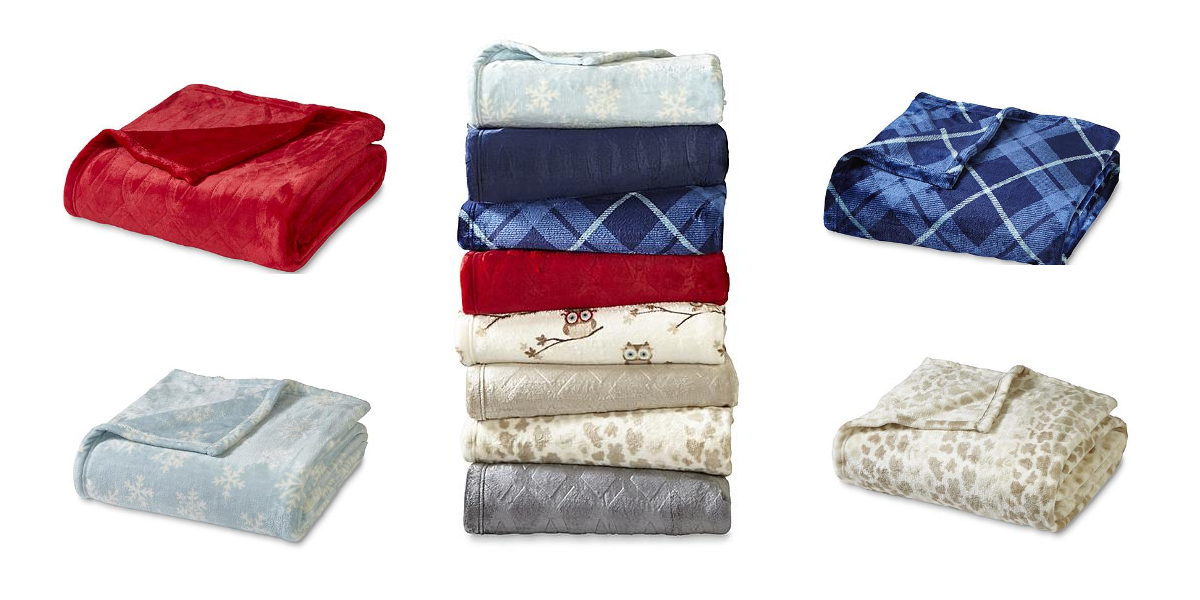 BIG Cannon Velvet Plush Throws Only $9.99! Great for Gifting!