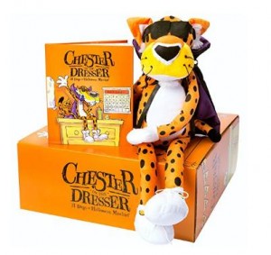 Cheetos Chester On The Dresser Halloween Book with Chester Cheetah Stuffed Animal Only $23.99!