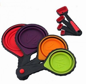 Amazon: Collapsible/Portable Silicone Measuring Cups and Spoons 8-Piece Set Only $4! (Reg. $24.99)