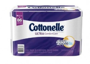 Amazon: Cottonelle Ultra ComfortCare Family Roll Toilet Paper 36 Rolls Only $18.39!