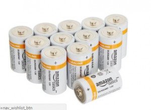 Amazon: AmazonBasics D Cell Everyday Alkaline Batteries (12-Pack) Only $9.11!