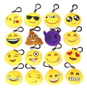 Amazon: MelonBoat Emoji Mini Plush Keychains, 16 Count Only $9.59 Shipped!