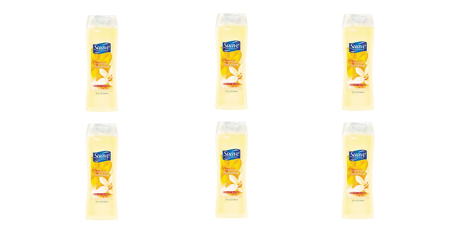 *SIX* Bottles of Suave Everlasting Sunshine Body Wash ONLY $9.50!! Just $1.58 Each SHIPPED!