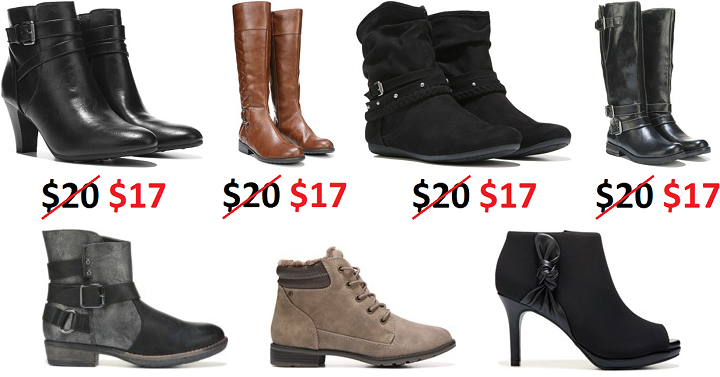 Famous Footwear: Boots Clearance Sale! Prices Start At Just $20! + Stacks With 15% Off Coupon!
