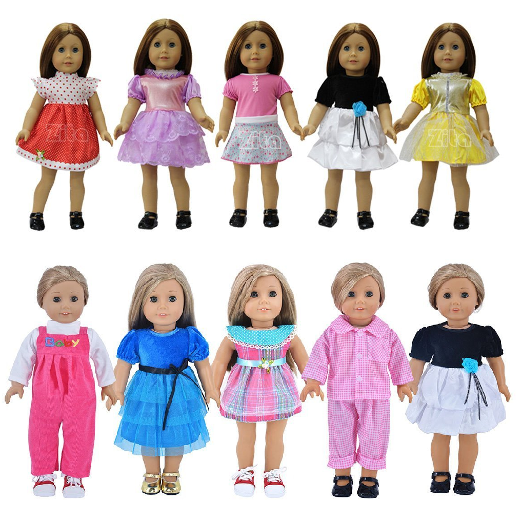 Clothes For 18″ American Girl Doll Set of 5 Only $19.99!