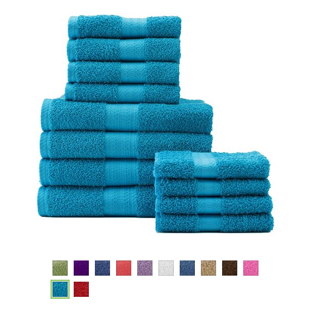 Hurry! The Big One 12 Piece Bath Towel Value Pack Only $26.12 For Cardholders! (Or $34.99 For Non Cardholders)