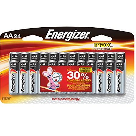 Energizer MAX AA Batteries (Prevent Damaging Leaks) 24 Count Only $9.47 Shipped!
