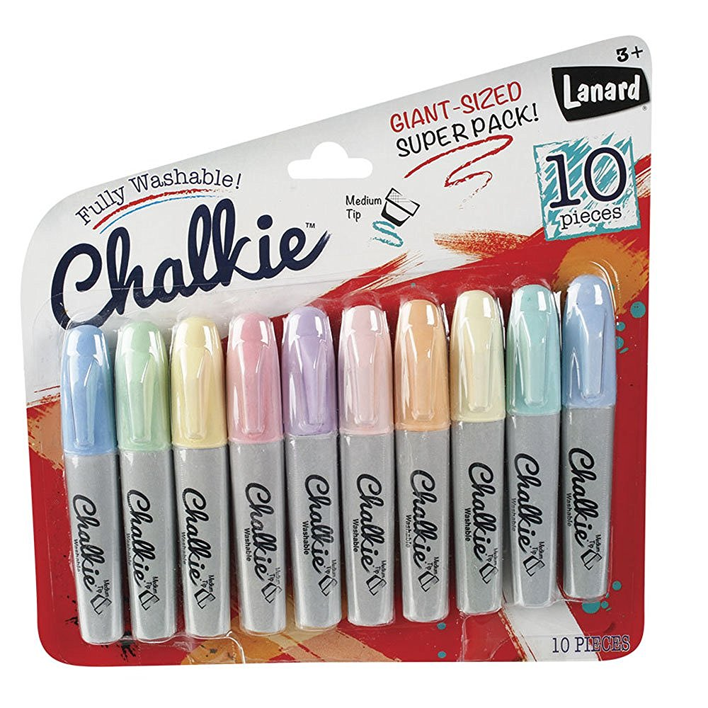 Toysmith Chalkie Chalk Writer (10 Pack) Only $8.51 on Amazon! (Great For Home Chalkboards or Outside Play!)