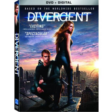 Divergent (DVD + Digital Copy) Only $5.00 at Walmart!