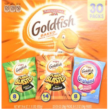 Amazon: Pepperidge Farm Goldfish Variety Pack Bold Mix Only $9.48 Shipped!