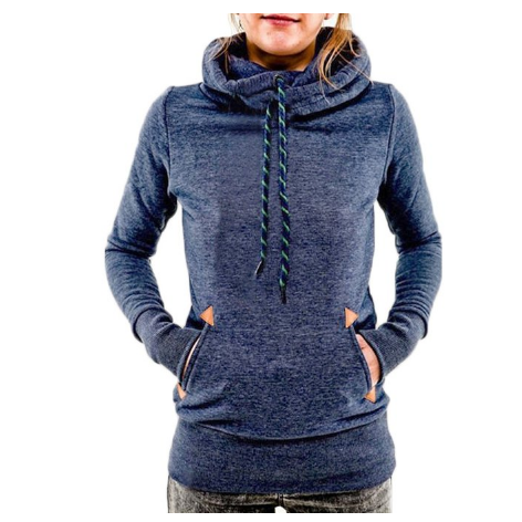 Women’s Funnel Neck Hoodie Lightweight Pullover Hooded Sweatshirt as Little as $14.89! (6 Colors to Choose From)