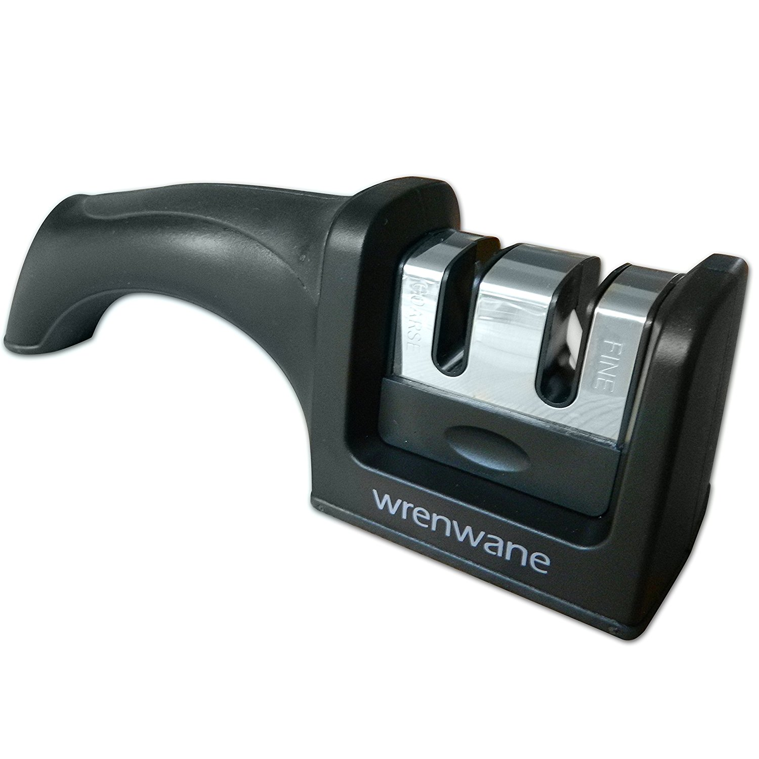 Wrenwane Kitchen Knife Sharpener (2 Stage) Black Only $4.97! (Great Reviews Too!)