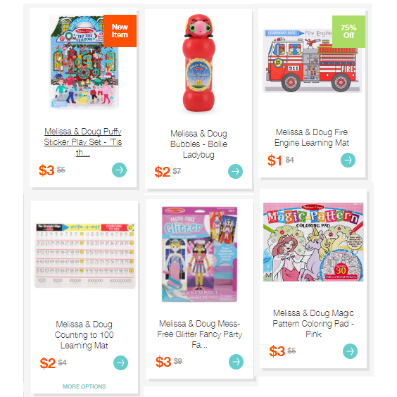 Hollar: Melissa & Doug Sale With Prices Starting for $1.00! Includes Learning Mats, Coloring Books, Sticker Books & More!