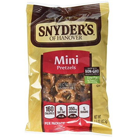 Snyder’s of Hanover Mini Pretzels 48-count Only $9.48 Shipped! (That’s $.19 Each!)