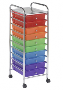 Colorful 10-Drawer Storage Cart Only $29.85 Shipped! (Perfect for Crafts, LEGO’s, Polly Pockets, Etc.)