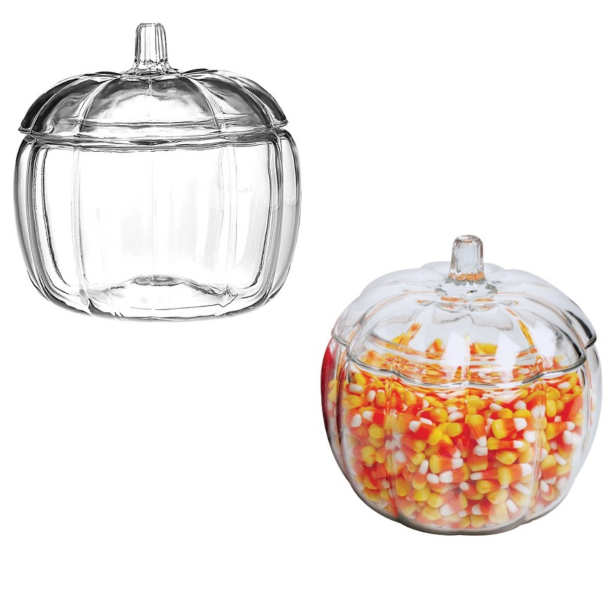 Pumpkin Glass Jar Only $6.00 at Target! Great for Halloween & Thanksgiving!