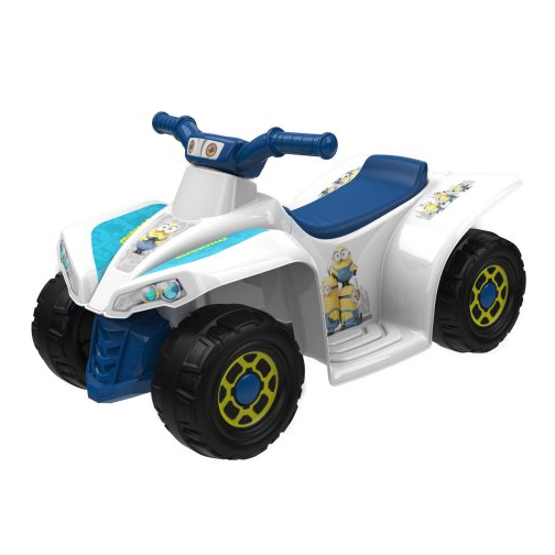 Minions 6-Volt Little Quad Electric Battery-Powered Ride-On Only $39.00!!