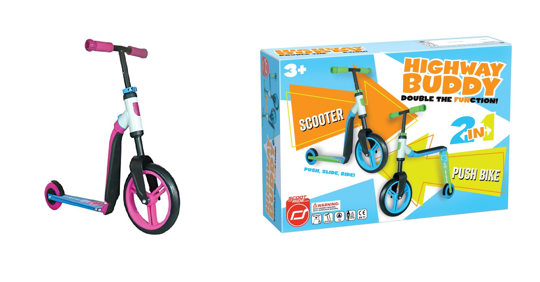 Amazon: Schylling Scoot & Ride Highway Ride On, Buddy Only $36.71!