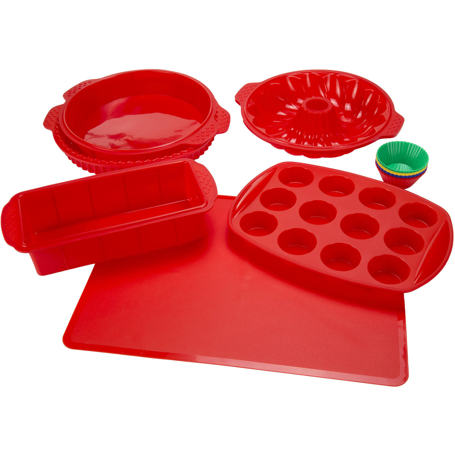 Walmart: Classic Cuisine 18 Piece Silicone Bakeware Set Only $16.97!