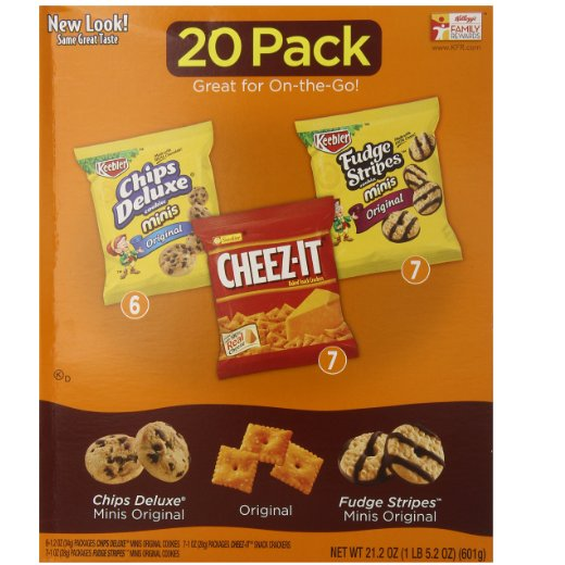 Keebler Cookie and Cheez-It Variety Pack 20 Pack Only $5.56 Shipped!
