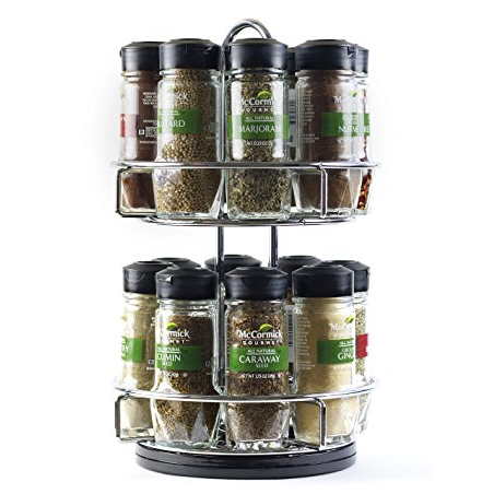 McCormick Chrome Gourmet Spice Rack -16 Spices Only $18.82 Shipped for Prime Members!