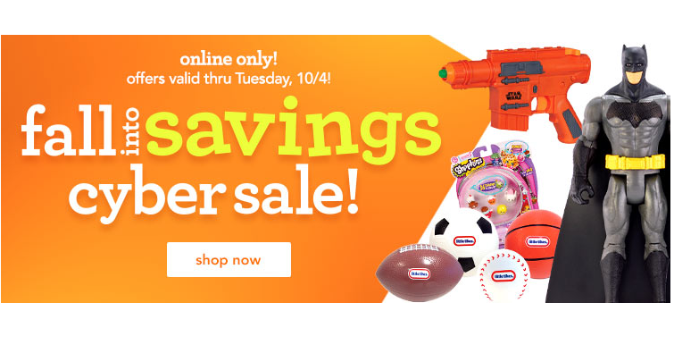ToysRUs Fall Into Savings Cyber Sale! Save on Shopkins, Games, FurReal Friends, Chugginton & More!