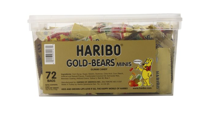 Haribo Gold-Bears Minis, 72-Count for only $10.09 Shipped! Great Idea for Your Halloween Candy!