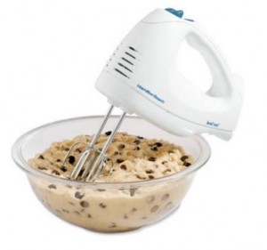 Hamilton Beach Hand Mixer with Snap-On Case in White Only $12.96!