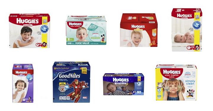 RUN! New 20% off Huggies Diapers & Wipes Coupon + 20% off with Amazon Family = Crazy Low Stock up Prices!
